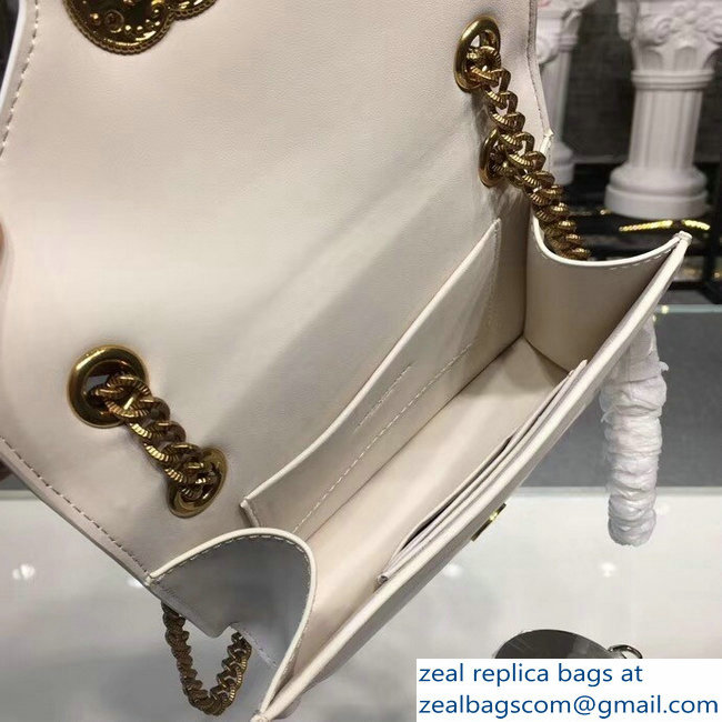 Dolce  &  Gabbana Medium Devotion Shoulder Bag White 2018